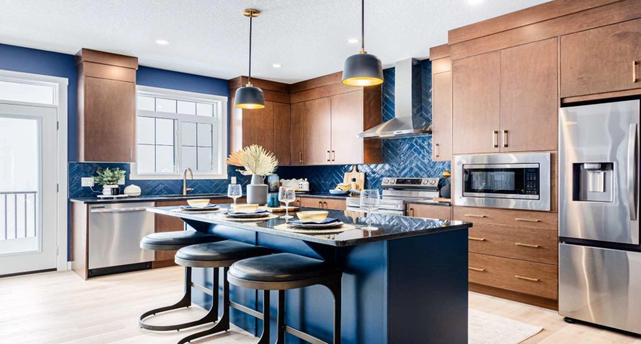 Photos are representative of the Calaria II show home in Logan Landing. Finishes may differ