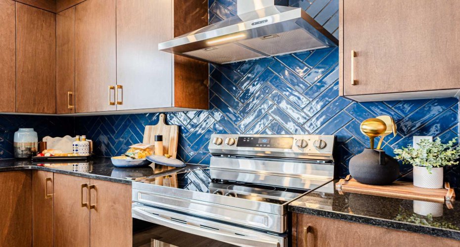 Photos are representative of the Calaria II show home in Logan Landing. Finishes may differ