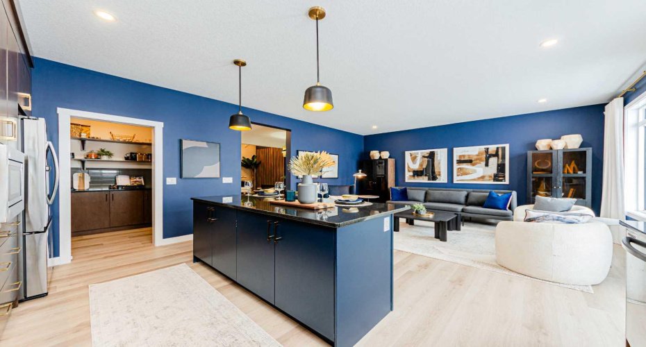 Photos are representative of the Calaria II show home in Logan Landing. Finishes may differ