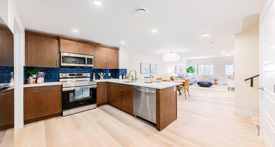 Photos are representative of the Calaria II show home in Logan Landing. Finishes may differ
