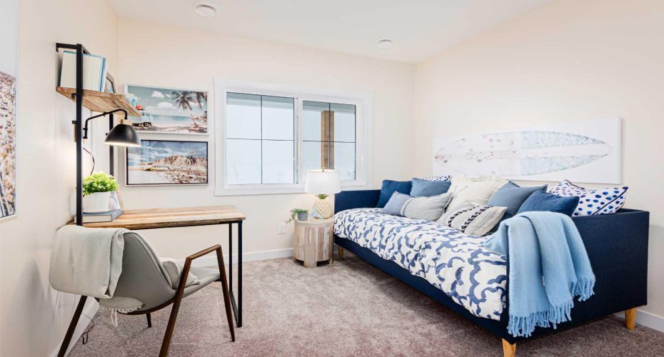 Photos are representative of the Calaria II show home in Logan Landing. Finishes may differ