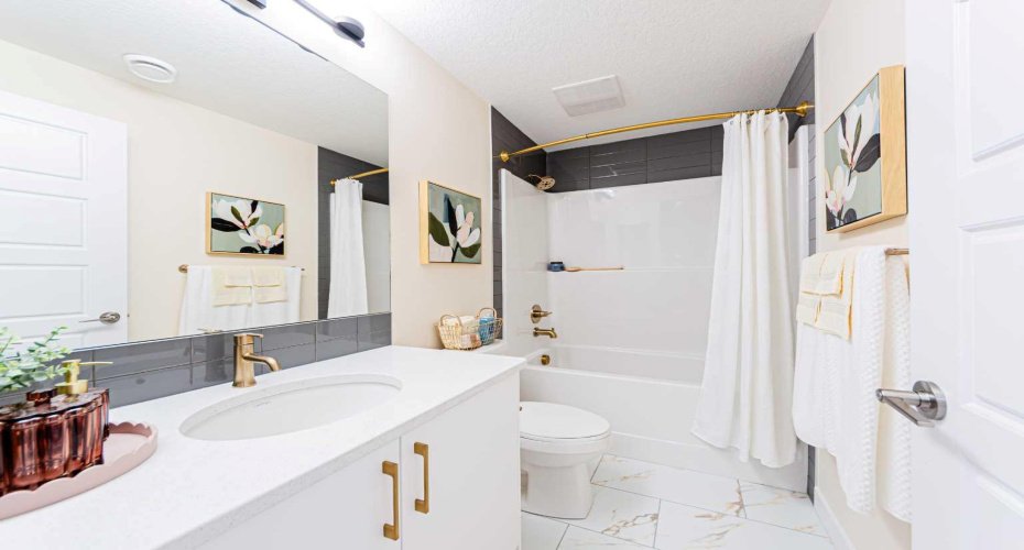Photos are representative of the Calaria II show home in Logan Landing. Finishes may differ
