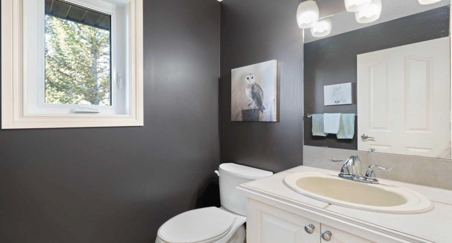 Half bath off of laundry/mud room