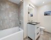 Suite bathroom - infloor heating