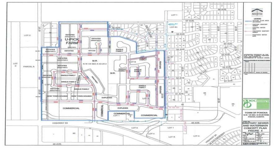 ASP Sanitary Sewer and Watermain Concept