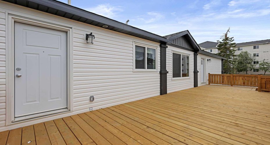Huge deck