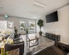 Clubhouse tv area