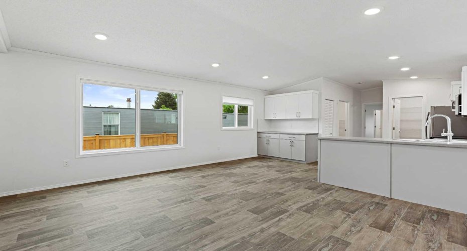 Open concept family area