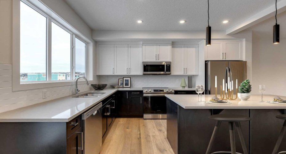 Pictures from our beautiful Edinburgh Model Showhome.  This listing has a slightly different interior finishing package than as shown in the pictures presented here.