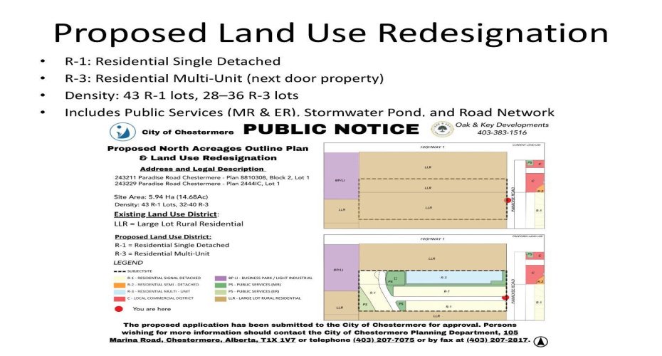 243211 Paradise Road, Chestermere, Alberta T1X 0M9, ,Land,For Sale,Paradise,A2267442