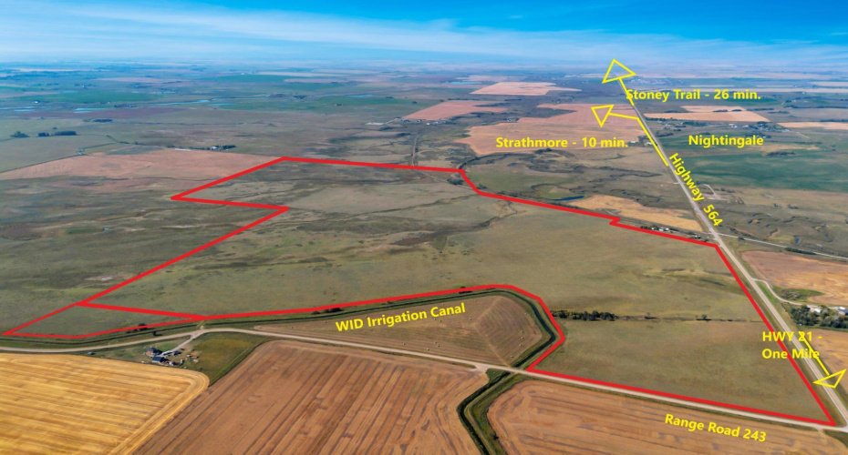 Highway 564 & Range Road 243, Rural Wheatland County, Alberta T1P 0K8, ,Land,For Sale,Highway 564 & Range Road 243,A2271036