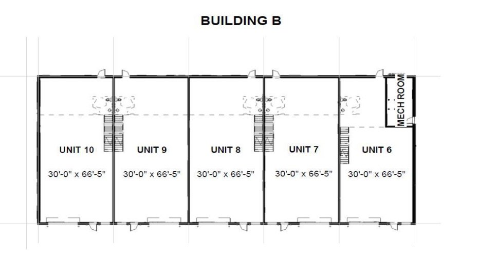 Building B Mezzanine Sizes