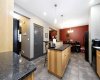 Kitchen with grantie countertops