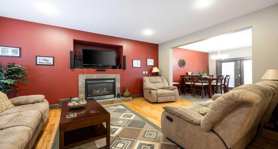 Living room with natural light