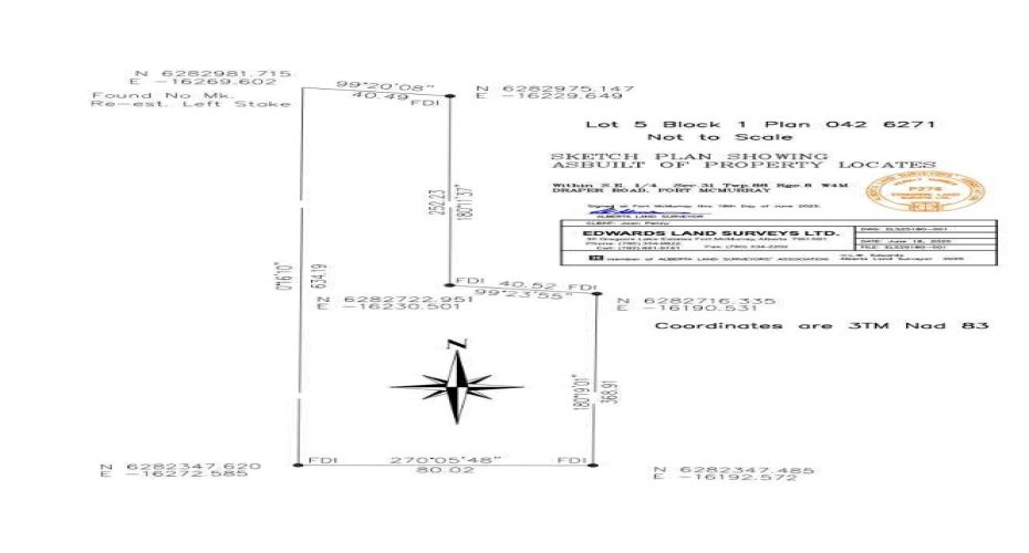 5329 Draper Road, Fort McMurray, Alberta T9H0K7, ,Land,For Sale,Draper,A2234078