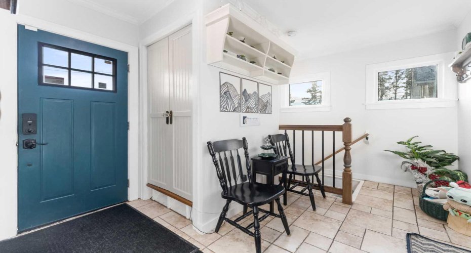 Front Foyer, Great size closet and sitting area for clients
