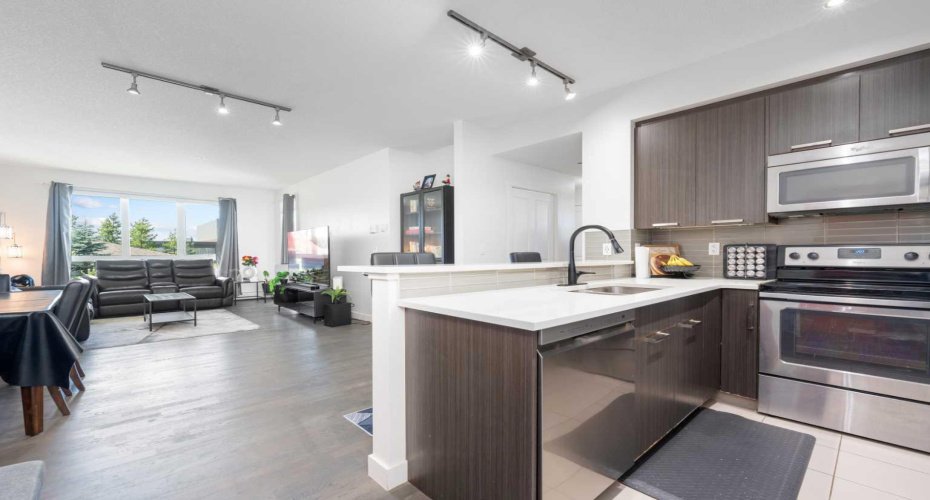 Open Floor Plan, Kitchen opens up to the living room