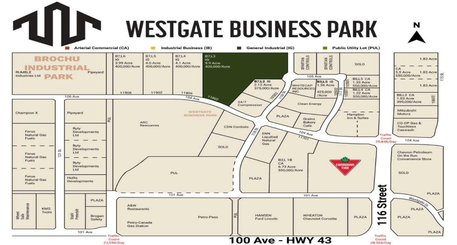11802 104 Avenue, Grande Prairie, Alberta T8V 8B5, ,Land,For Sale,104,A2277464