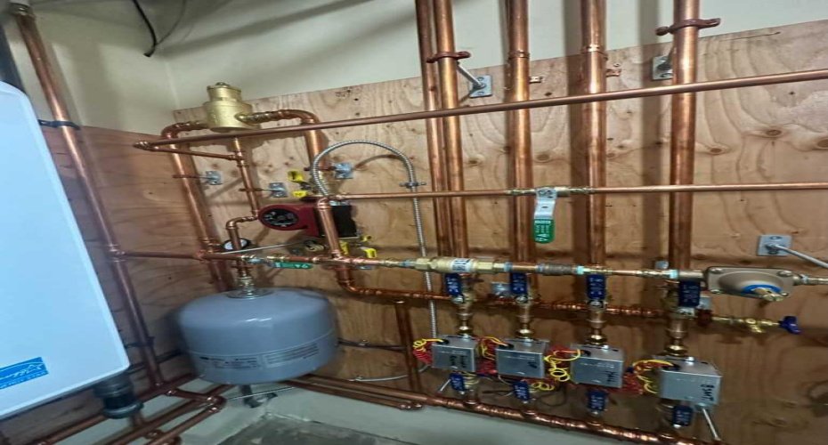 New Navien Boiler: in basement