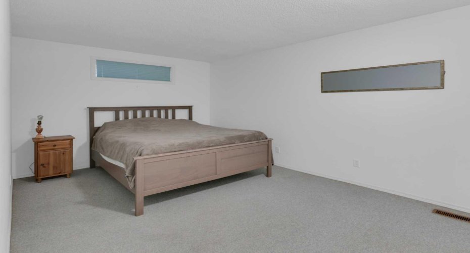 Basement bedroom (window is not egress size)