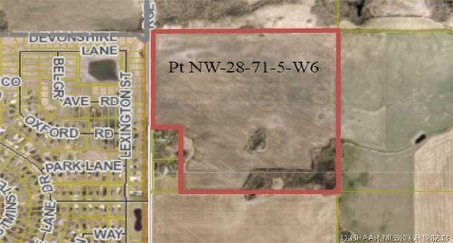 Pt. of NW-28-71-5-W6, Rural Grande Prairie No. 1, County of, Alberta T8X 0G4, ,Agri-business,For Sale,NW-28-71-5-W6,A2277791