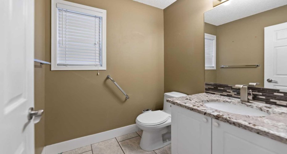 Main floor half bath