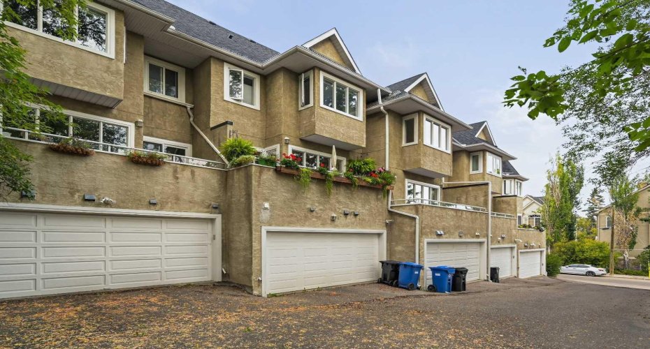 Exterior Back. Beautiful  Balcony off the kitchen with City View.  RARE DOUBLE ATTACHED GARAGE!