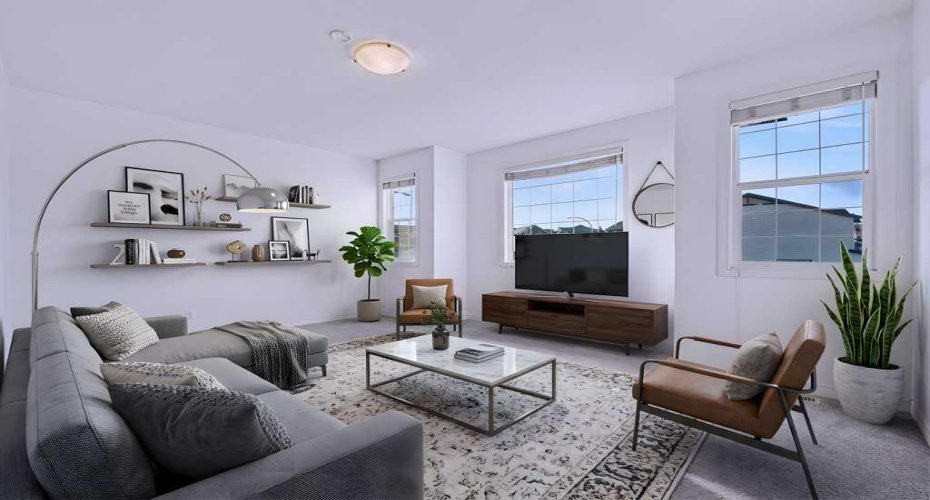 Bonus room virtually staged