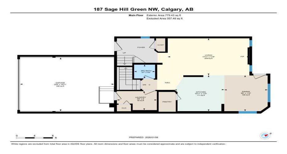187 Sage Hill Green, Calgary, Alberta T3R 0G8, 4 Bedrooms Bedrooms, ,4 BathroomsBathrooms,Residential,For Sale,Sage Hill,A2278304