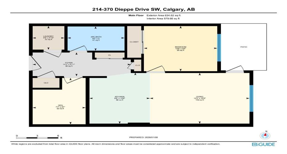 370 Dieppe Drive, Calgary, Alberta T3E 0E6, 1 Bedroom Bedrooms, ,1 BathroomBathrooms,Residential,For Sale,Dieppe,A2278357