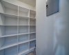 Separate pantry with shelving