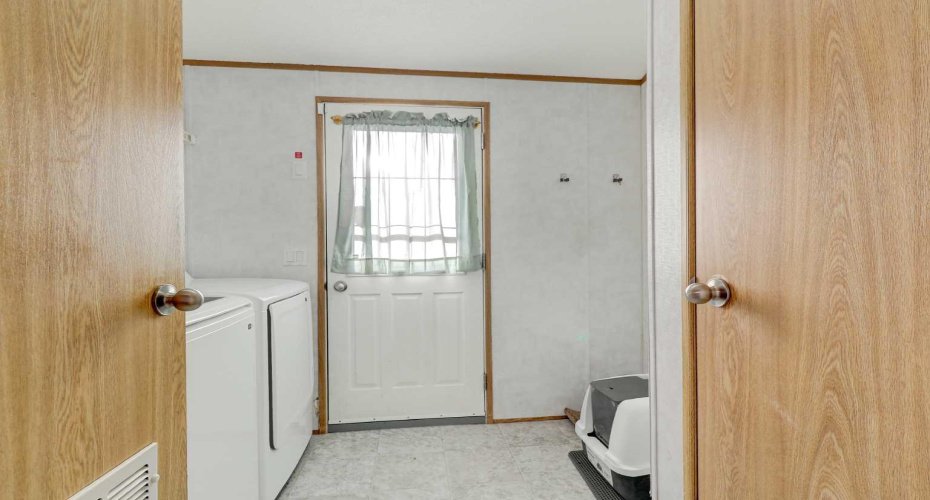 laundry/back entrance