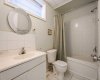 1-4 pce bathroom in basement
