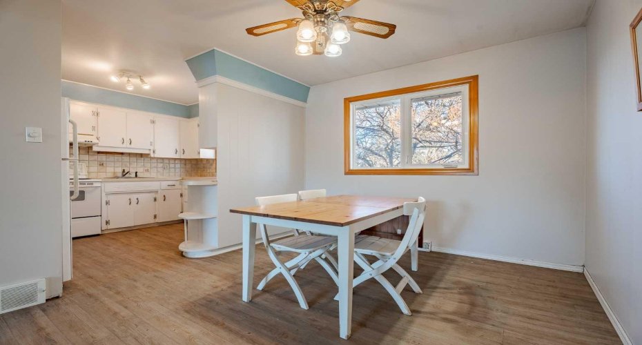 kitchen with dining room