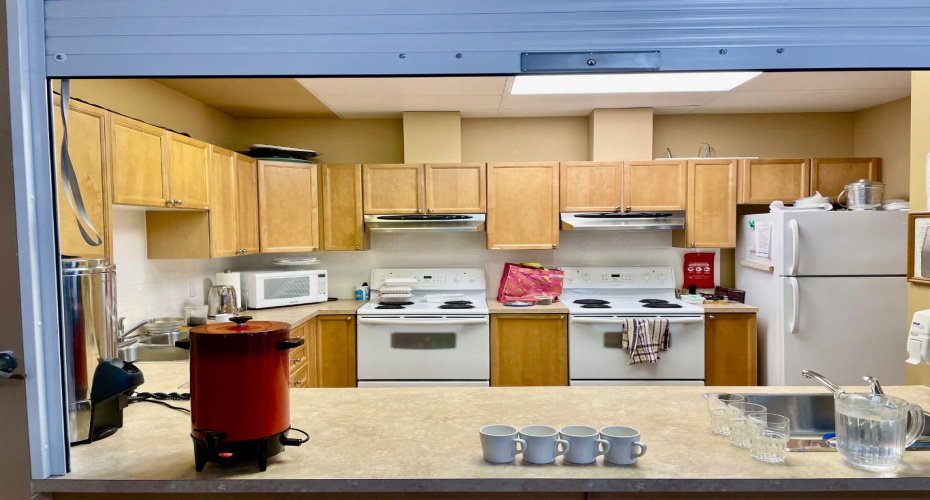 kitchen in clubhouse