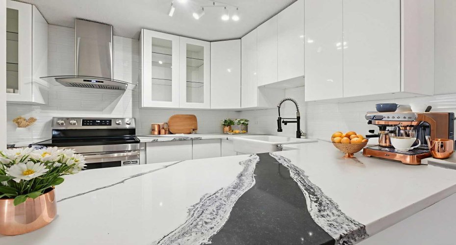 Virtually Staged Kitchen