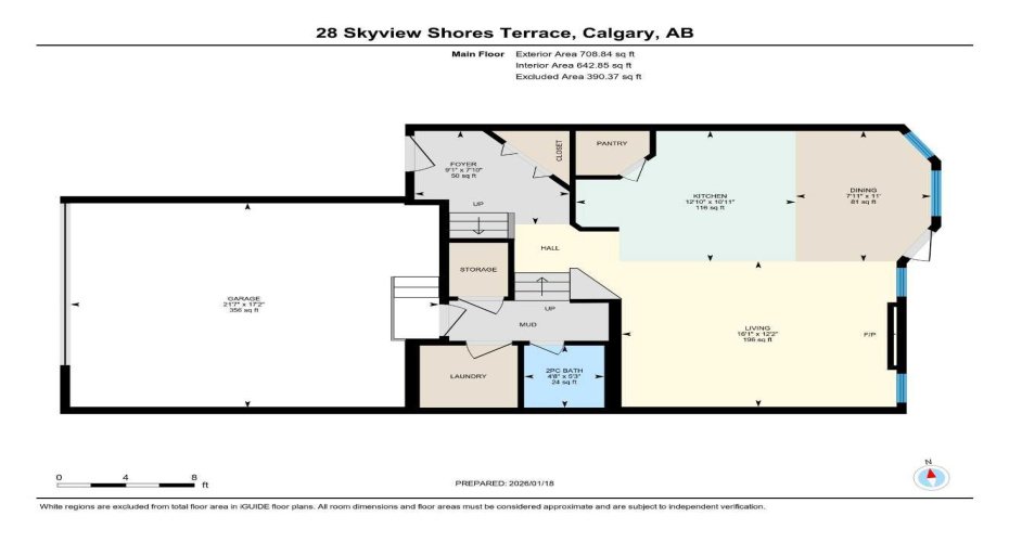 28 Skyview Shores Terrace, Calgary, Alberta T3N 0C7, 3 Bedrooms Bedrooms, ,3 BathroomsBathrooms,Residential,For Sale,Skyview Shores,A2280249
