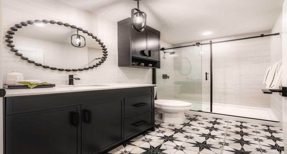 Photos are of another showhome from the same Builder