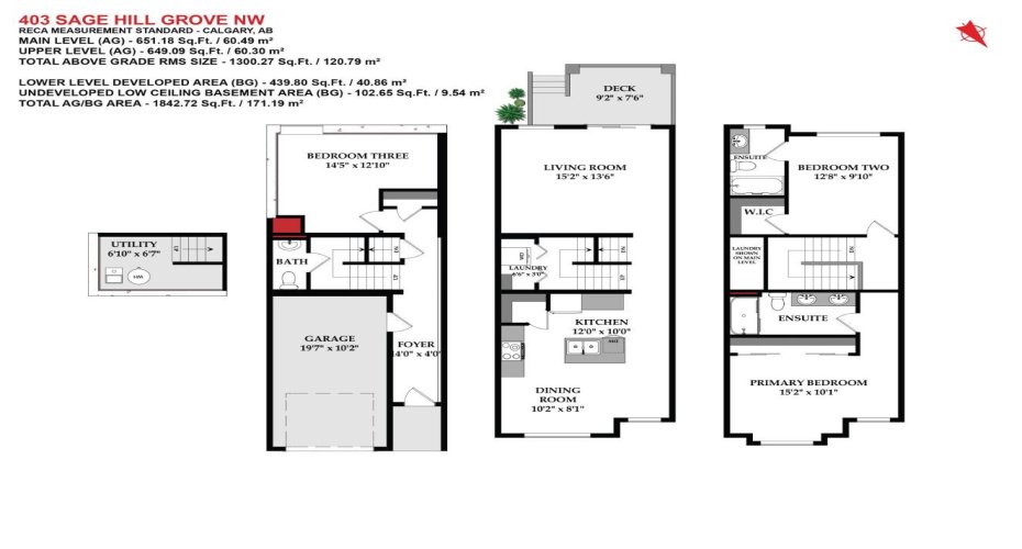 403 Sage Hill Grove, Calgary, Alberta T3R 0Z8, 3 Bedrooms Bedrooms, ,3 BathroomsBathrooms,Residential,For Sale,Sage Hill,A2281947