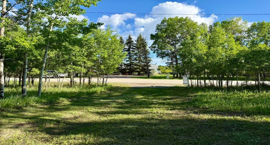 Approach from the south side - one could be installed on the west side from the subdivision also