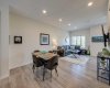 Large dining area.