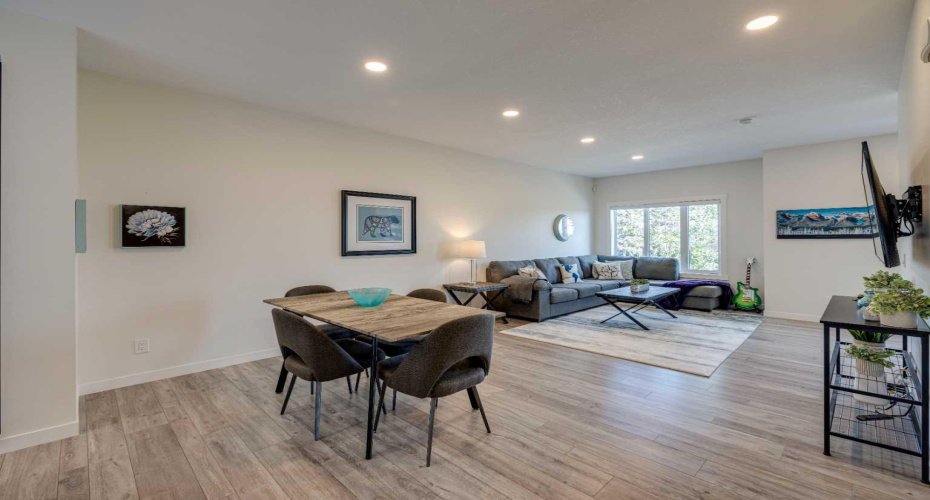 Large dining area.