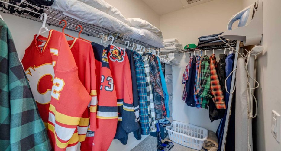 Primary walk in closet.