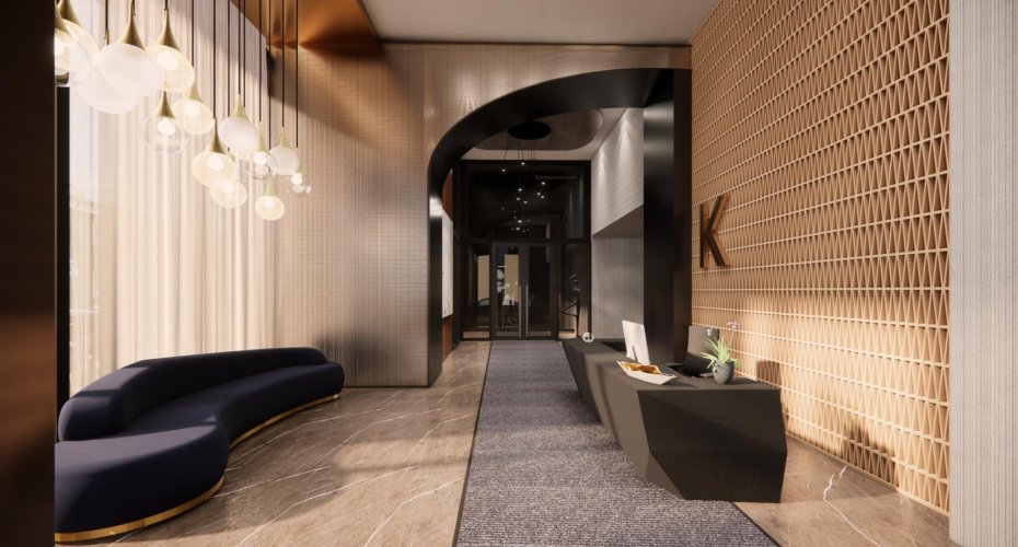 Rendering of the lobby