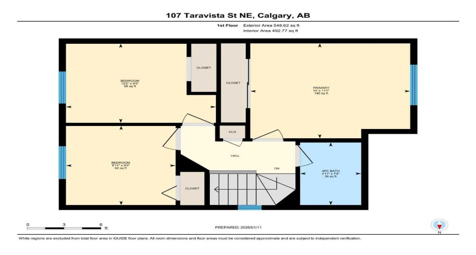 107 Taravista Street, Calgary, Alberta T3J 4S3, 4 Bedrooms Bedrooms, ,3 BathroomsBathrooms,Residential,For Sale,Taravista,A2279008