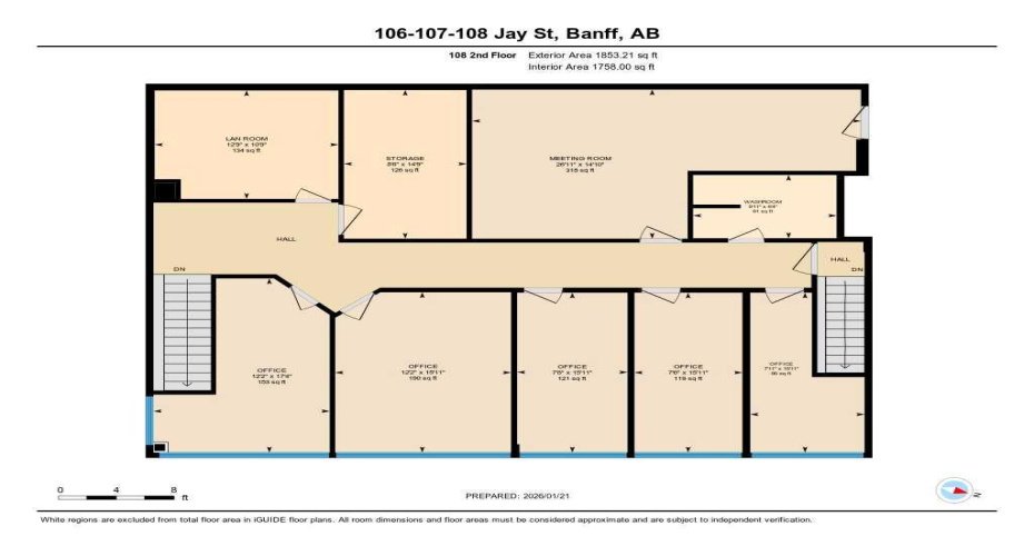 107, 108 Jay Street, Banff, Alberta T1L 1J7, ,Commercial,For Sale,Jay,A2279803