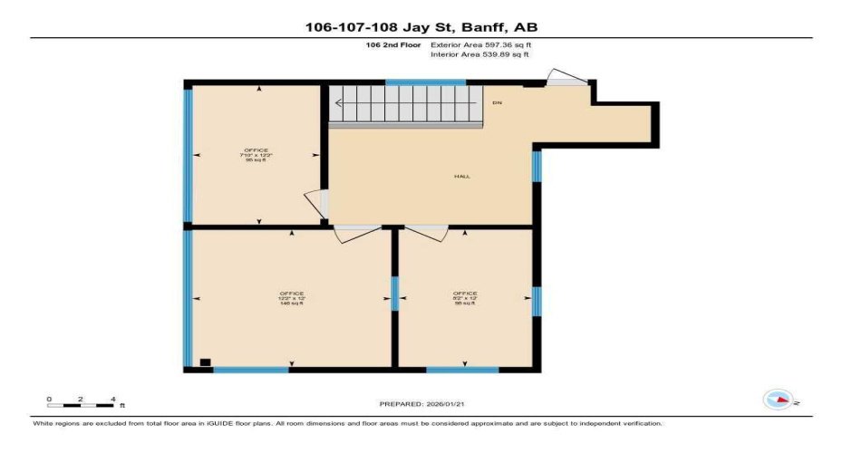 107, 108 Jay Street, Banff, Alberta T1L 1J7, ,Commercial,For Sale,Jay,A2279803