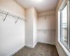Huge walk-in closet with window