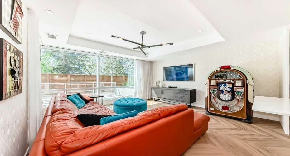 South facing living room