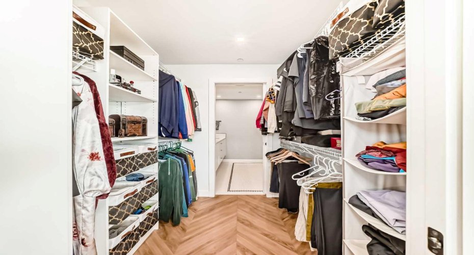Huge walk-through closet